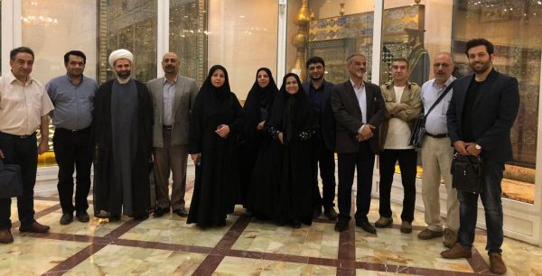VISIT Board of The association of children and media WITH Managers of the Family and Child Department of the Holy Shrine of The holy shrine of Masumah, peace be upon you